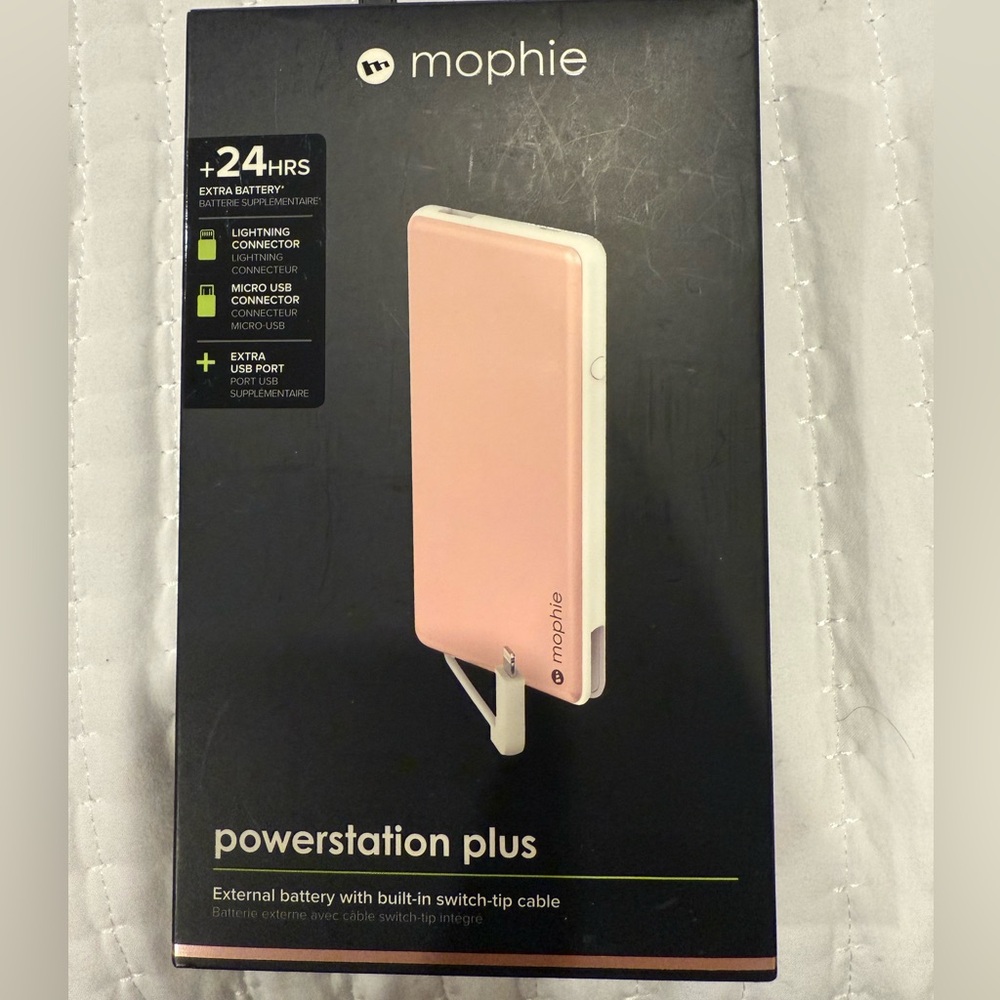 Mophie Pink Portable Charger for Cell Phones